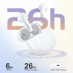 Ugreen HiTune H5 bijele bluetooth slušalice WS201