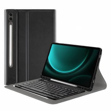NEOGO Smart Cover Keyboard maska za Samsung Galaxy Tab S9 FE Plus 12.4'' 2023, crno