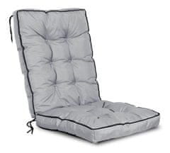 AIO FACTORY Blazina za vrtni stol, visoka stranica z obradom, 50x50x80 cm, temno siva