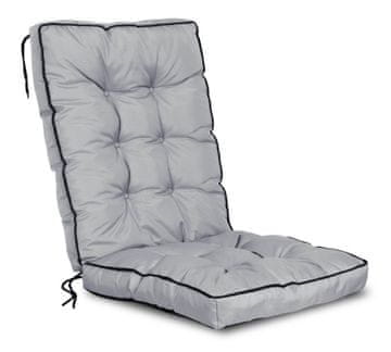 AIO FACTORY Blazina za vrtni stol, visoka stranica z obradom, 50x50x80 cm, temno siva