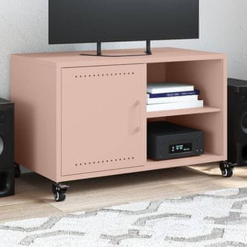 Vidaxl TV stalak roze 68x39x43,5 cm čelik