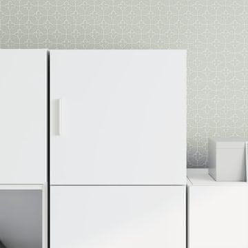 Vidaxl Zidni ormarić bijeli 40x42,5x40 cm materijal na bazi drveta