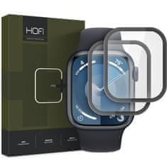 Hofi Hybrid 2x zaštitno staklo za Apple Watch 7 / 8 / 9 45mm, crno