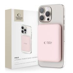 Tech-protect PB10 LifeMag MagSafe Power Bank 5000mAh, ružičasta