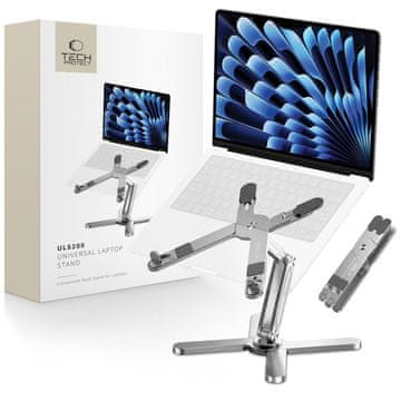 Tech-protect ULS200 univerzalni držač za laptop, srebro