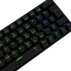 White Shark USB tipkovnica crna mehanička bežična igraća GK-003112 KAIKEN-HR