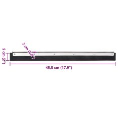 Vidaxl Nastavak za podnu gumu 45,5 x 2 x 5 cm