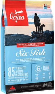Orijen ORIJEN Six Fish hrana za pse, 11.4 kg
