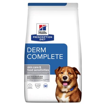 HILL'S Prescription Diet Derm Complete Canine suha hrana za pse, 12 kg