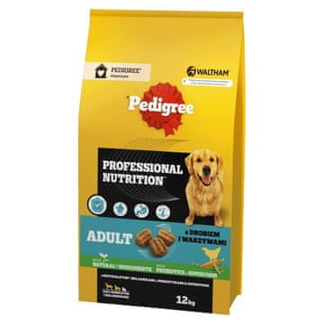 Pedigree PEDIGREE Professional Nutrition Adult with poultry and vegetables, medium and large breeds - suha hrana za pse - 12kg
