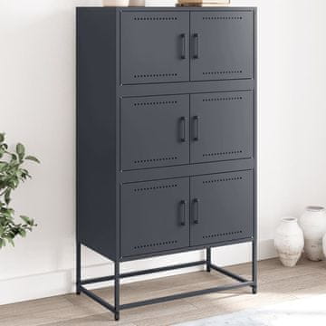 Vidaxl Ormarić antracit boje 68,5x38,5x123,5 cm Čelik