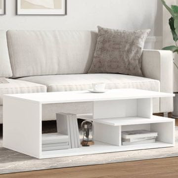 Vidaxl Klub stolić, bijeli, 102x55x35 cm, materijal na bazi drva