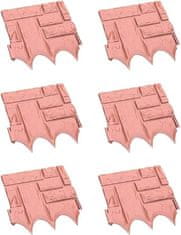 HOME & MARKER® Vrtna ograda s izgledom opeke, niska, protiv korova (rjava, 6 kom) | TERRABARIC