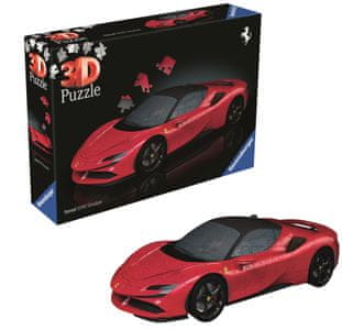 Ferrari SF 90 Stradale, 3D sestavljanka, 108 delov