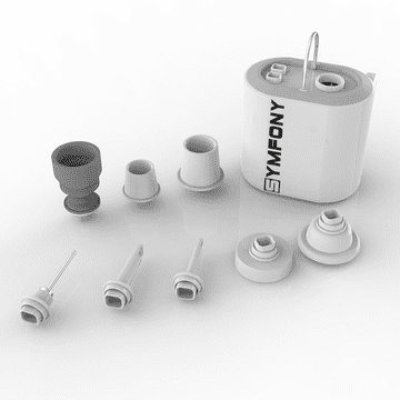 Symfony Mini outdoor kompresor Air Force 1, bijeli, QW2201W