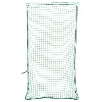 Vidaxl Mreža za prikolicu s elastičnim užetom zelena 8x3,5 m PP