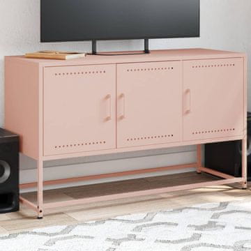 Vidaxl TV stalak roze 100,5x39x60,5 cm čelik