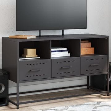Vidaxl TV stalak crni 100,5 x 39 x 60,5 cm čelik