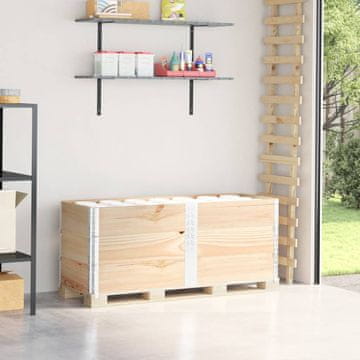 Vidaxl Ograde za palete, 3 kom, 150 x 50 cm, borovina
