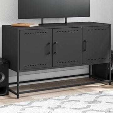 Vidaxl TV stalak crni 100,5 x 39 x 60,5 cm čelik