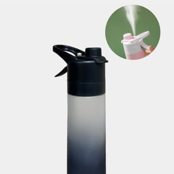 Netscroll Boca za vodu s raspršivačem 650 ml za piće i osvježenje, MistBottle.