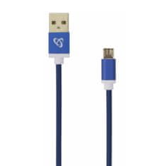 S-box USB kabel A-B micro 1,5 m plavi