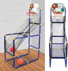 JOJOY® Stojalo za košarku za unutarnju i vanjsku upotrebu, prijenosni obruč (stojalo + napuhljiva lopta + pumpa) | DUNKDOME