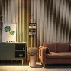 HOME & MARKER® Elegantna zidna naljepnica s efektom drveta | LINEWALL
