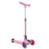 JOJOY® Dječji skuter romobil s LED svjetlima, stabilan i siguran trotinet na tri kotača za djecu od 3 godine | FLASHRIDE, roza