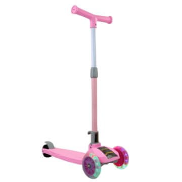JOJOY® Dječji skuter romobil s LED svjetlima, stabilan i siguran trotinet na tri kotača za djecu od 3 godine | FLASHRIDE