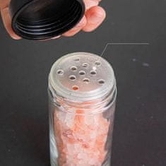 HOME & MARKER® Rotirajući kuhinjski organizator začina s 18 staklenih bočica, kompaktni stalak za začine i začinske biljke | FERRISPICE