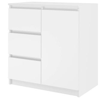 Topeshop Malwa Komoda 1D3S BIJELA