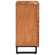 Vidaxl Komoda od masivnog drva bagrema 60 x 34 x 75 cm