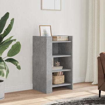 Vidaxl Ormarić Betonsko-sivi 45x35x75 cm Materijal na bazi drva
