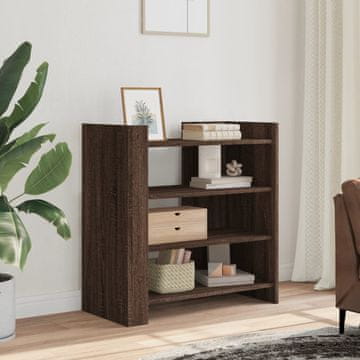 Vidaxl Ormarić smeđi hrast 73,5x35x75 cm Materijal na bazi drva