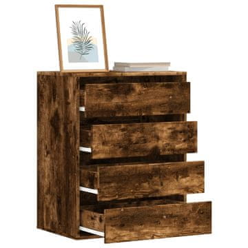 Vidaxl Komoda s ladicama, antikno drvo, 60x41x76 cm, materijal na bazi drva