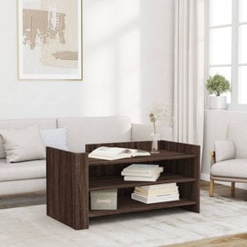 Vidaxl Klub stolić smeđi hrast 100x50x50 cm