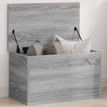 Vidaxl Komoda, sivi hrast sonoma, 60x35x35, materijal na bazi drva