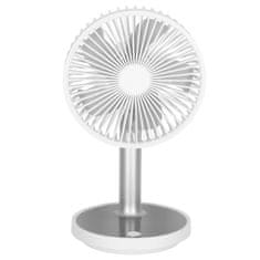 LIVEFY Desk bežični stolni ventilator 30cm, bijela