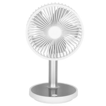 LIVEFY Desk bežični stolni ventilator 30cm, bijela