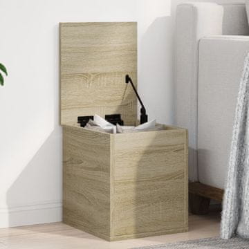 Vidaxl Komoda, hrast Sonoma, 30x35x35 cm, materijal na bazi drva