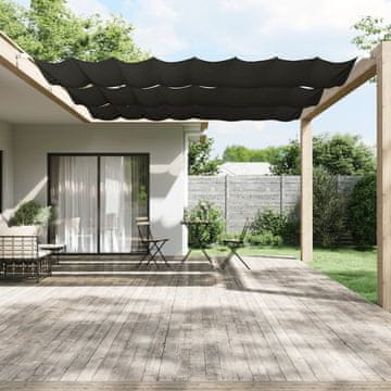 Vidaxl Vertikalna tenda, antracit, 140x420 cm, Oxford tkanina