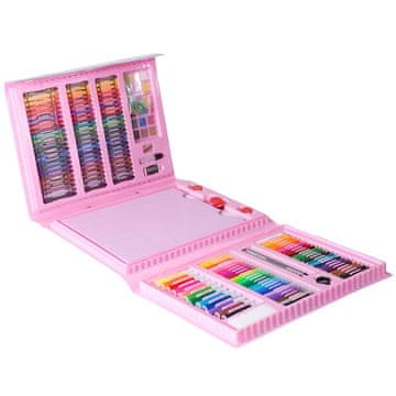 LIVEFY Kit set za slikanje za djecu 208kom, ružičasta