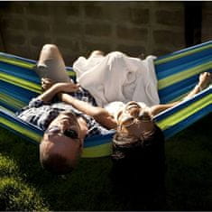 LIVEFY Hammock viseća mreža 260x150cm, plava/zeleno