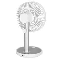 LIVEFY Desk bežični stolni ventilator 30cm, bijela