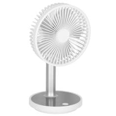 LIVEFY Desk bežični stolni ventilator 30cm, bijela