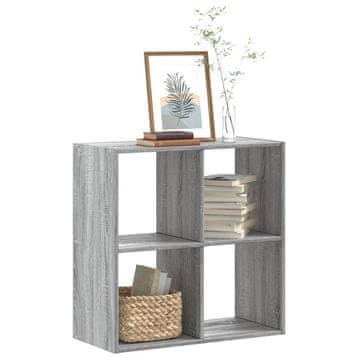 Vidaxl Polica, sivi hrast sonoma, 68,5 x 32 x 68,5 cm