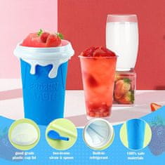 Cool Mango aparat za izradu slushija za domaće ledene napitke, kompaktni silikonski lončić - Slushy