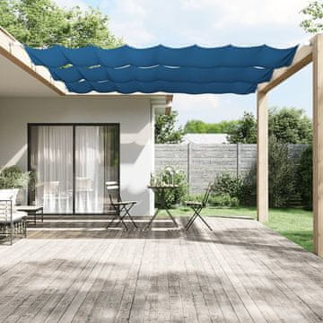 Vidaxl Vertikalna tenda, plava, 60x1000 cm, Oxford tkanina