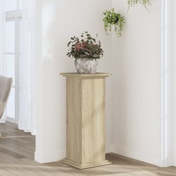 Vidaxl Stalak za biljke, hrast sonoma, 33x33x80 cm